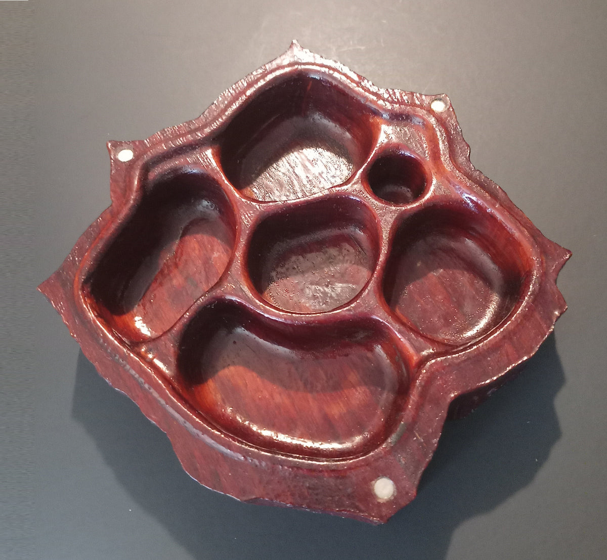 Rose Jewelry Box - 18 Ounce Padauk Wood